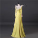 Chorus Dress 2025 New New Chinese Heavy Industry Performance Folk Song Long Vocal Art Test Host Dress