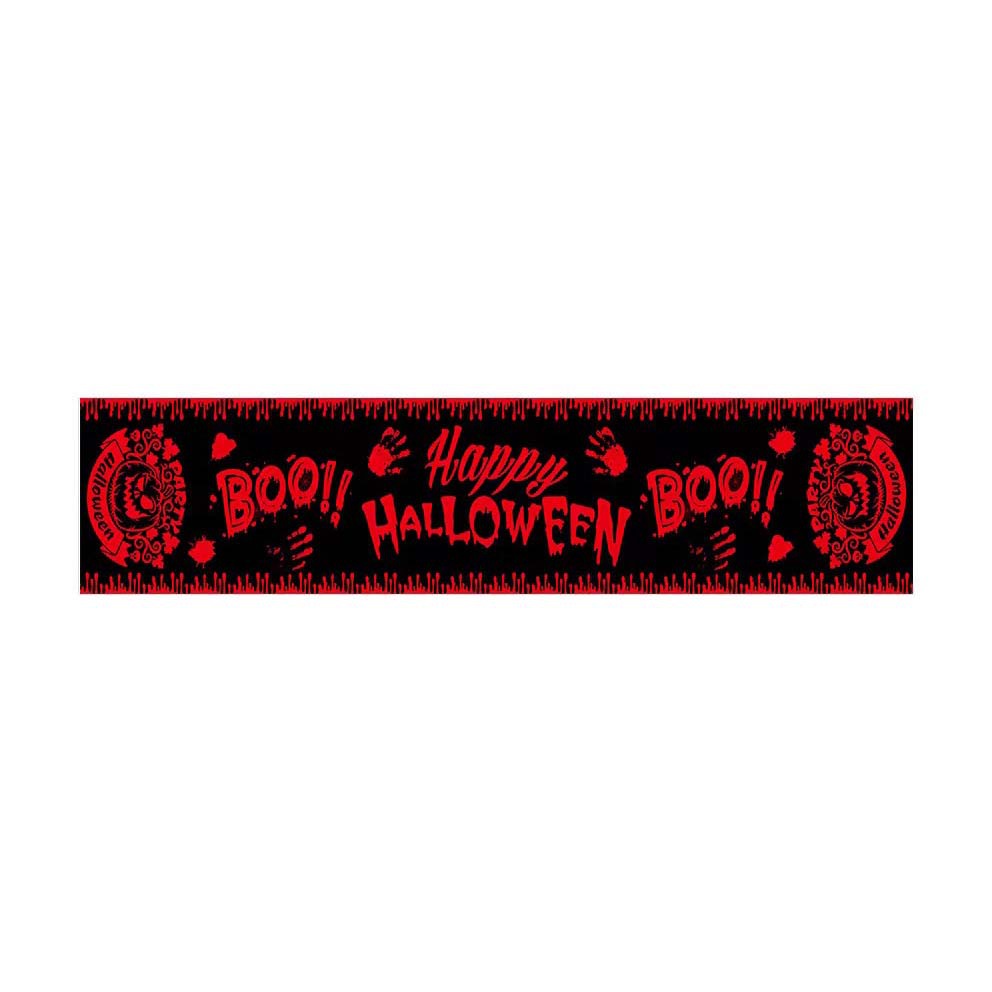 Transfronterizo 2024 Amazon nuevo Halloween calabaza festivales lino tabla bandera tabla de mesa comedor tabla de té tabla de bandera
