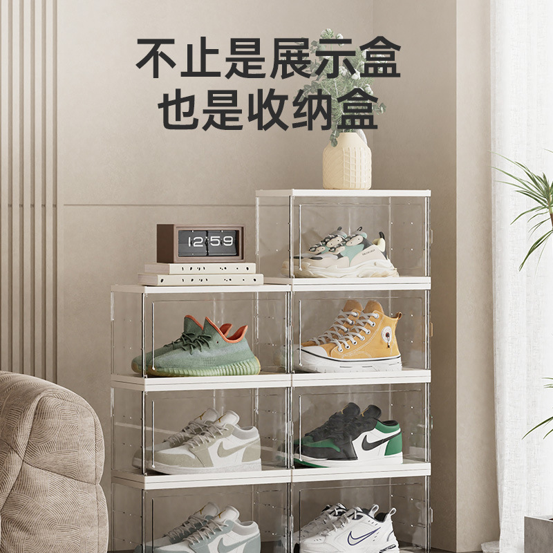 [Estante de exhibición de almacenamiento de caja ciega] Vitrina de escritorio acrílica Estante de caja de almacenamiento de burbuja transparente Mart al por mayor