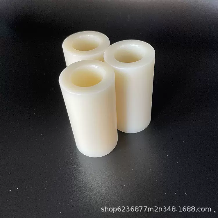 MC浇筑尼龙管大口径耐磨PA6空心棒衬套轴瓦异形pa管材塑料尼龙管