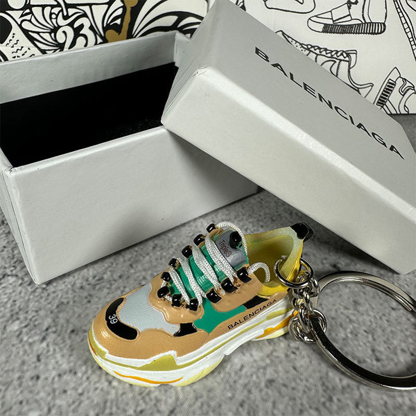 Paris Shoe Mold Keychain Set Bag Family Shoe Box Series Pendant Creative Personalized Gift Dad Shoe Pendant