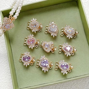 14k�~����ɫ��ʯ���Ų��N�������B�ӿ�diy�ֹ���������