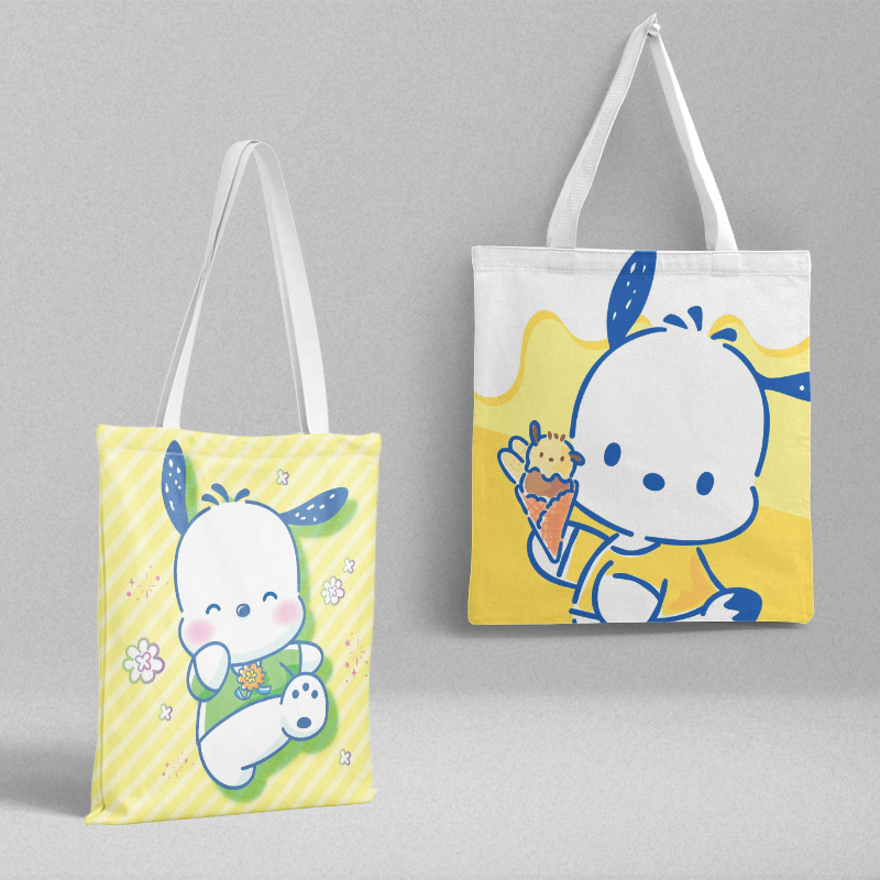 Bolsa de lona Sanli Gull pequeña fresca y simple estilo ins versión coreana hermosa bolsa de hombro bolsa de compras portátil al por mayor