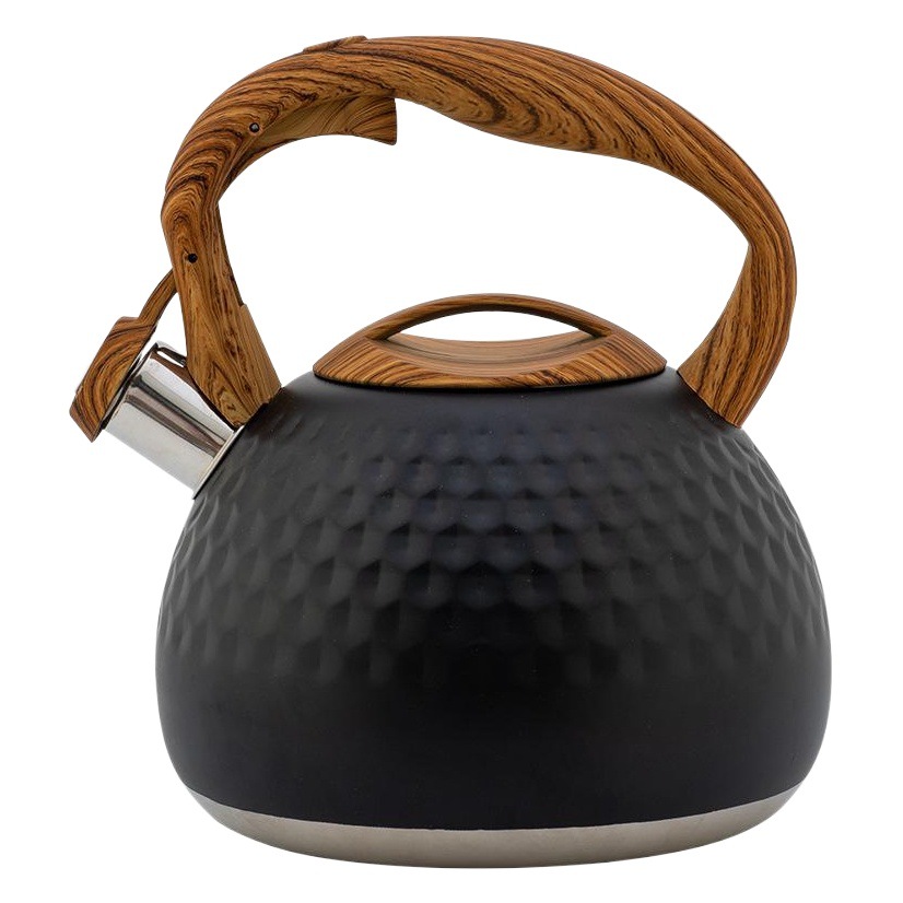 Amazon Black Hammered Sound-Making Kettle Cross-Border Cookware Whistle Kettle Universal for Stoves 3L Sound-Making Kettle