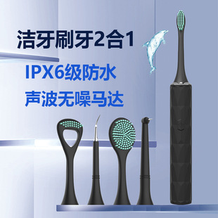 Cross-Border dedicated electric tooth cleaner sonic electric toothbrush tooth cleaner oral care waterproof tooth whitening instrument
