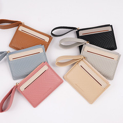 2024 New Multi-Card Slot Large Capacity Korean Style Solid Color Fashion Short Length Removable Wallet for Women