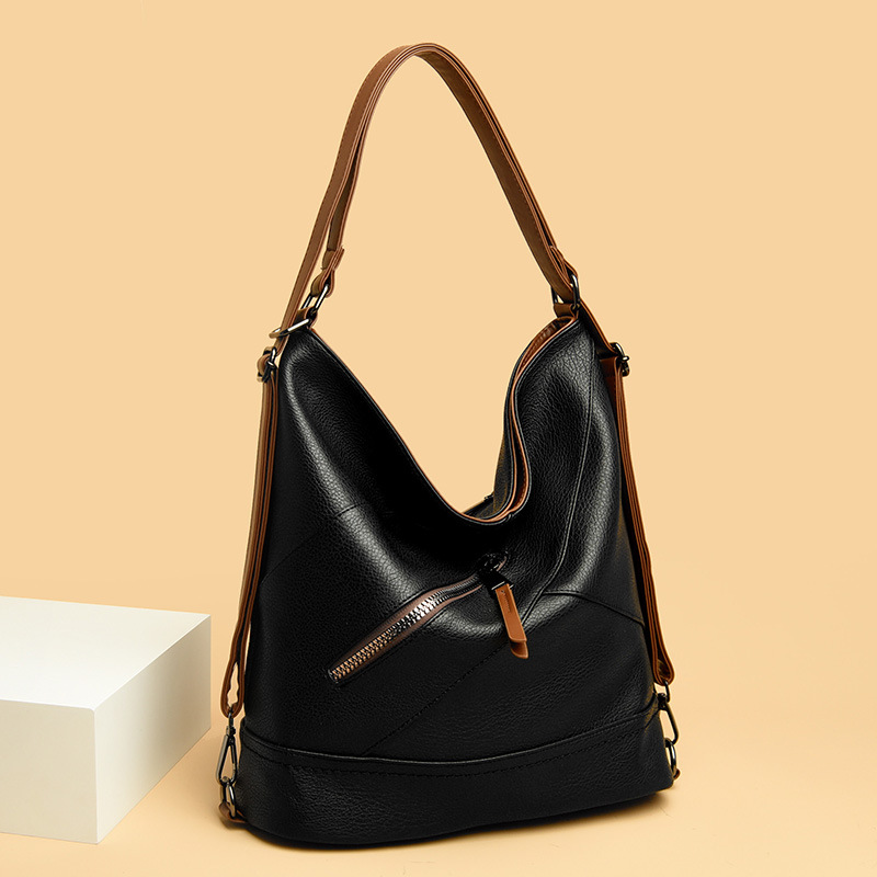 Transfronterizo avanzado sentong Qin bolso de mano de las mujeres 2023 nuevo bolso de hombro de moda de cuero suave mochila de gran capacidad bolso de las mujeres