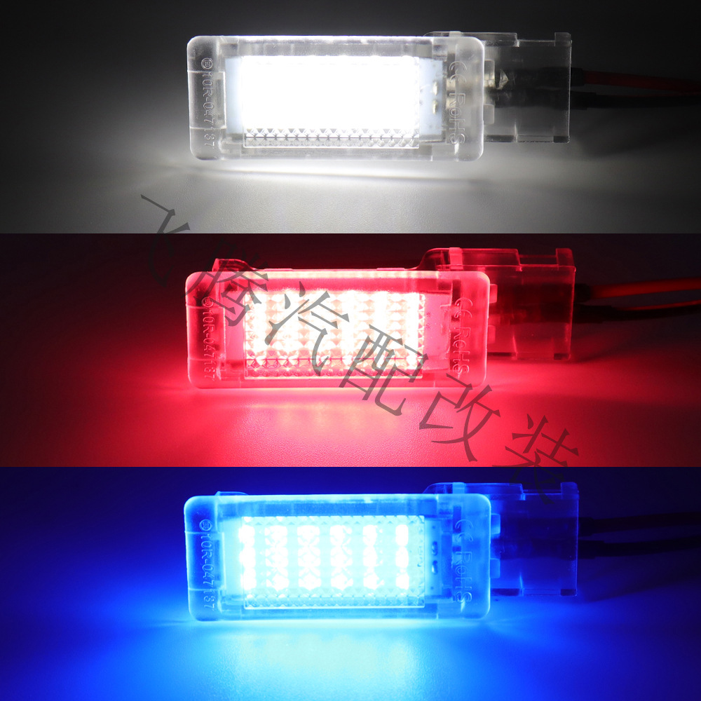 Adecuado para Volkswagen Golf Jetta Passat B6 B7 B8 puerta/luz de Bienvenida/reposapiés/luz del tronco