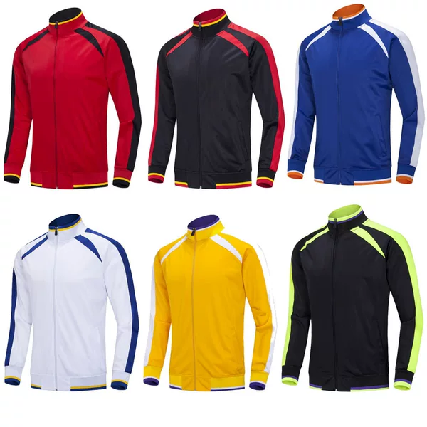 Autumn and winter outerwear, football and basketball team uniforms, children's school sports long-sleeved jackets, table tennis training sportswear