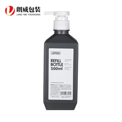 HDPE botella de espuma cuadrada desinfectante de manos botella de gel de ducha botella cosmética botella de espuma de limpieza