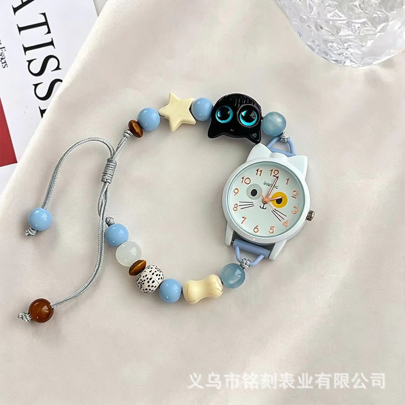 2026 Pinduoduo New Style Ins Fashion Cute Cat Bracelet Watch for Women, Student Quartz Watch Wholesale for Middle and High School Students 2026 Pinduoduo New Style Ins Fashion Cute Cat Bracelet Watch for Women, Student Quartz Watch Wholesale for Middle and High School Students