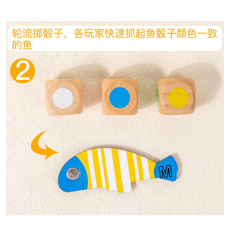 Juego de estanque de peces feliz transfronterizo, juguete de entrenamiento de pensamiento educativo para niños de estanque de peces, juguete de batalla competitivo interactivo entre padres e hijos