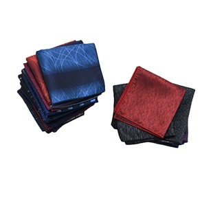 British Square Scarf Silk Scarf Wedding Handkerchief Breast Scarf Suit Bag Scarf Men's Dress Business Wedding Suit Pocket Scarf