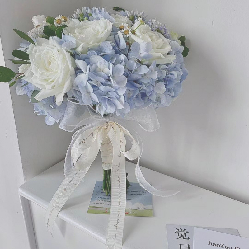 婚礼手捧花新娘手捧结婚出片郁金香领证仿真花拍照道具七夕|undefined