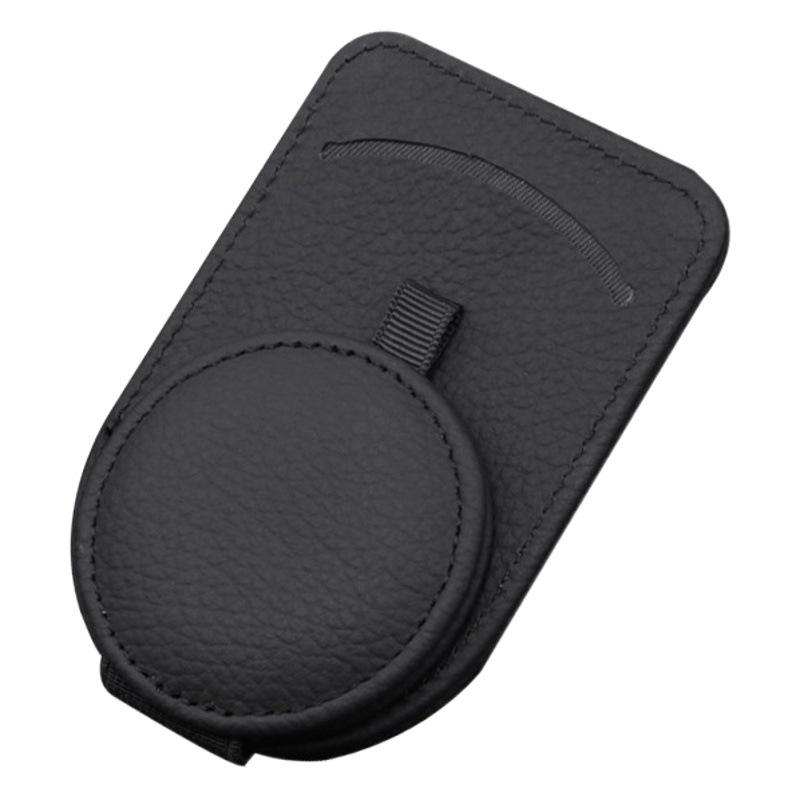 Cross-border car glasses clip car cowhide sunglasses box sun visor card storage clip multifunctional car glasses clip