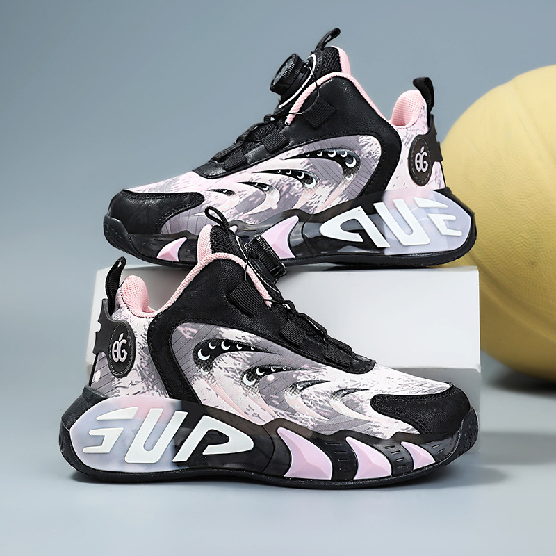 Zapatos infantiles de baloncesto para niños otoño y invierno nuevos zapatos de corrida para niñas con calzado de algodón caliente zapatos deportivos impermeables