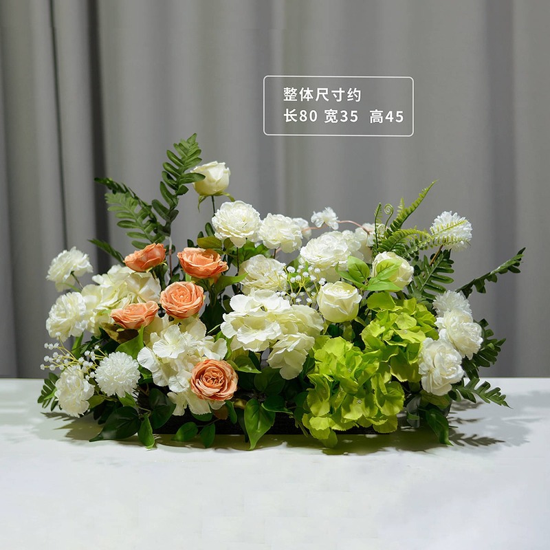 中国のバレンタインデーの婚約装飾模擬花完全な吊り下げ花結婚式のアレンジメント結婚式の鉢植えの花の床の花の配置カスタマイズ|undefined