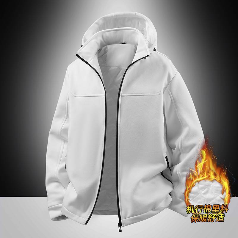 New Spring & Fall Men's and Women's Hooded Jacket Windbreaker Casual Wear Sportswear Group Wear