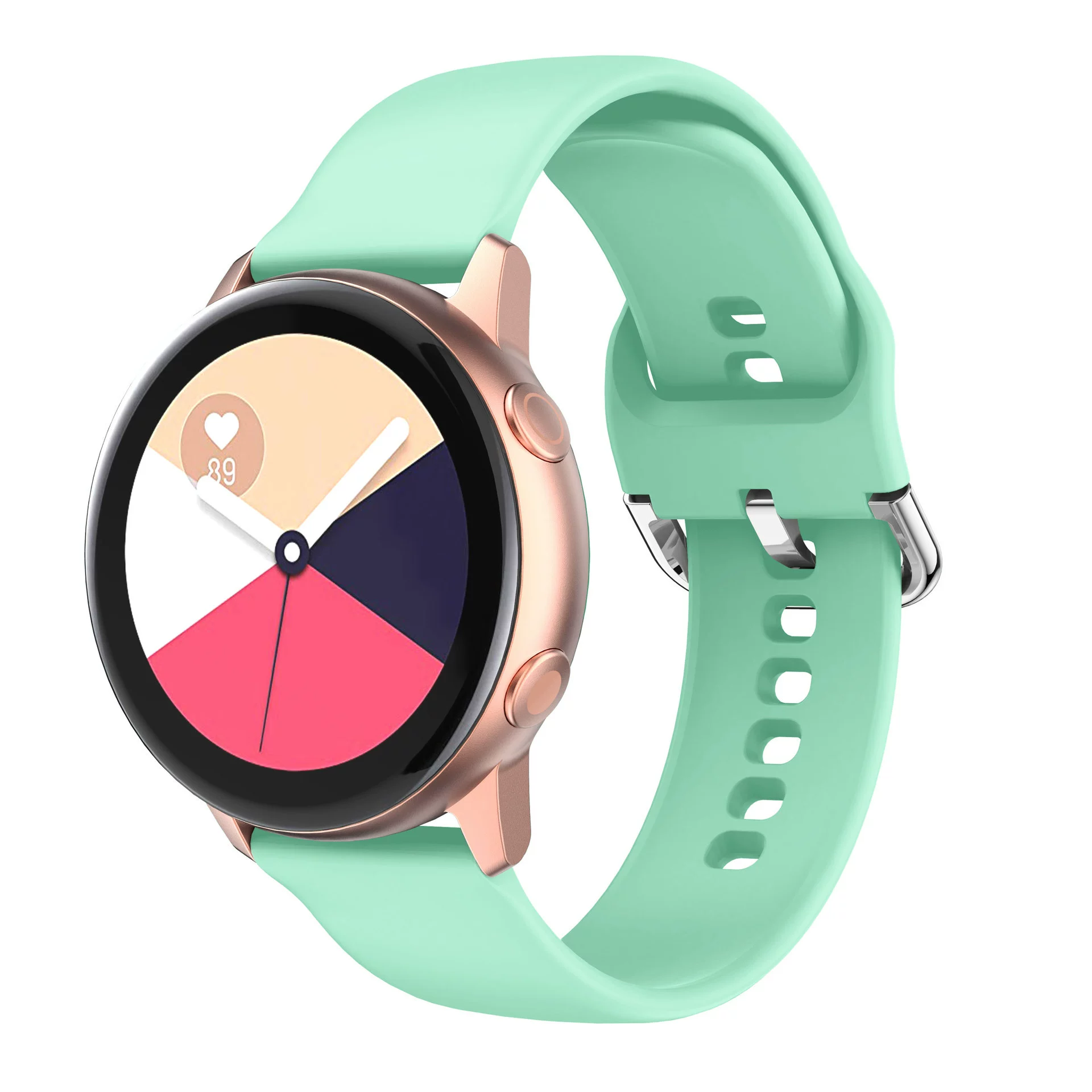 [Подходит для Samsung Galaxy Active2 силиконовый браслет Huawei Watch GT часовые браслеты 2022 мм размер]
