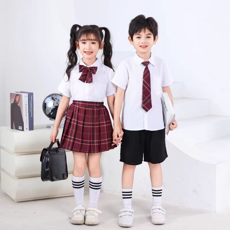 Primary School Students' Chorus Performance Clothing, College Style Kindergarten Poetry Recitation, Autumn Sports Meeting Class Uniform Vest Suit