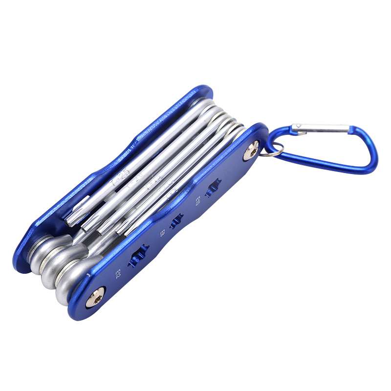 Folding hexagonal wrench, tools set, universal screwdriver, factory direct supply