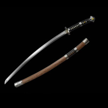龙泉市刀剑忍者龙邪剑龙剑传奇花纹钢手工锻打宝剑日式长刀未开刃