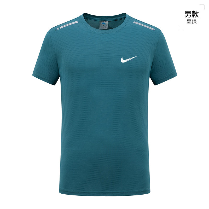 Cross-Border Ice Silk Quick-Drying Round-Neck T-Shirt for Couples, New Summer Style Short-Sleeved Men's Loose Sports Casual T-Shirt for Men Cross-Border Ice Silk Quick-Drying Round-Neck T-Shirt for Couples, New Summer Style Short-Sleeved Men's Loose Sports Casual T-Shirt for Men