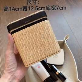 26夏日礼赠vip gift限定竹编化妆包手拿包随身便携袋口红收纳包
