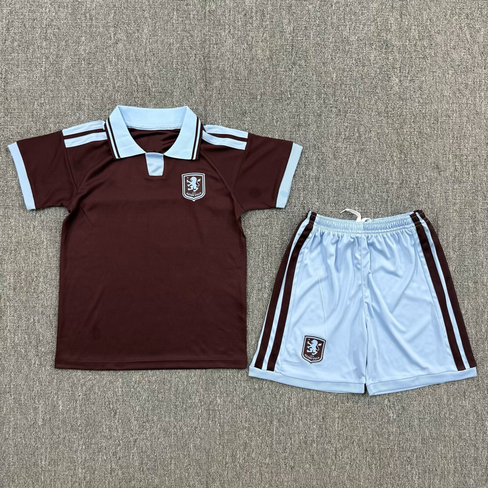 26-27 aston villa home kit / 18#