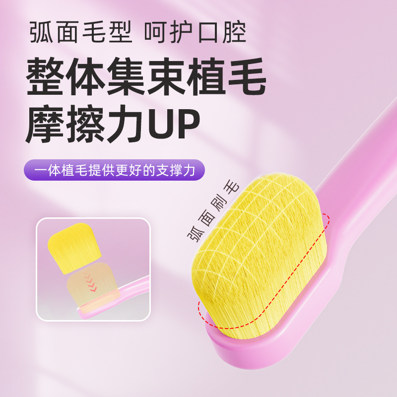新世代の歯のクリーナー、矯正歯ブラシ、ドイツベロンの柔らかい毛、高摩擦、丸いワイヤー、小さなヘッドの歯ブラシ、家庭用卸売|undefined