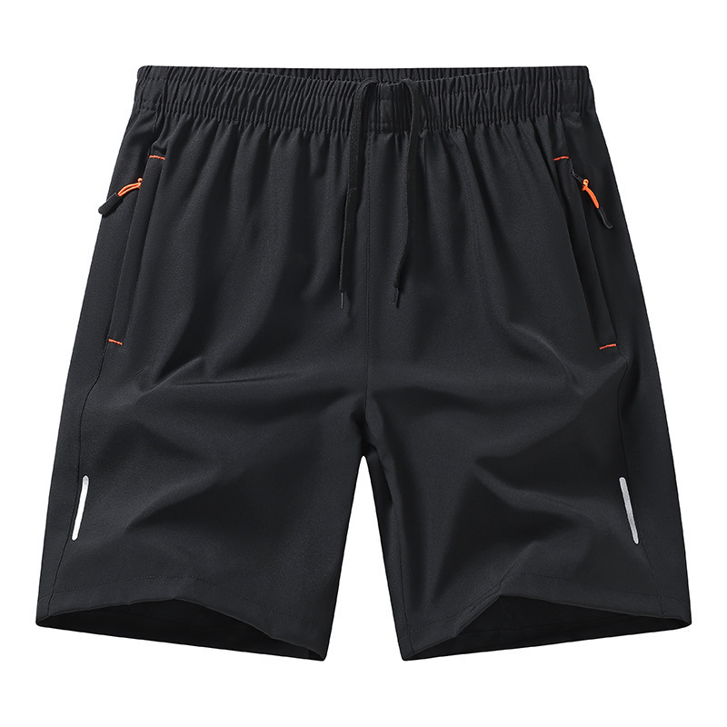 Cross-border European size men's sports shorts, summer thin casual pants, large size loose running ice silk quick-dry shorts