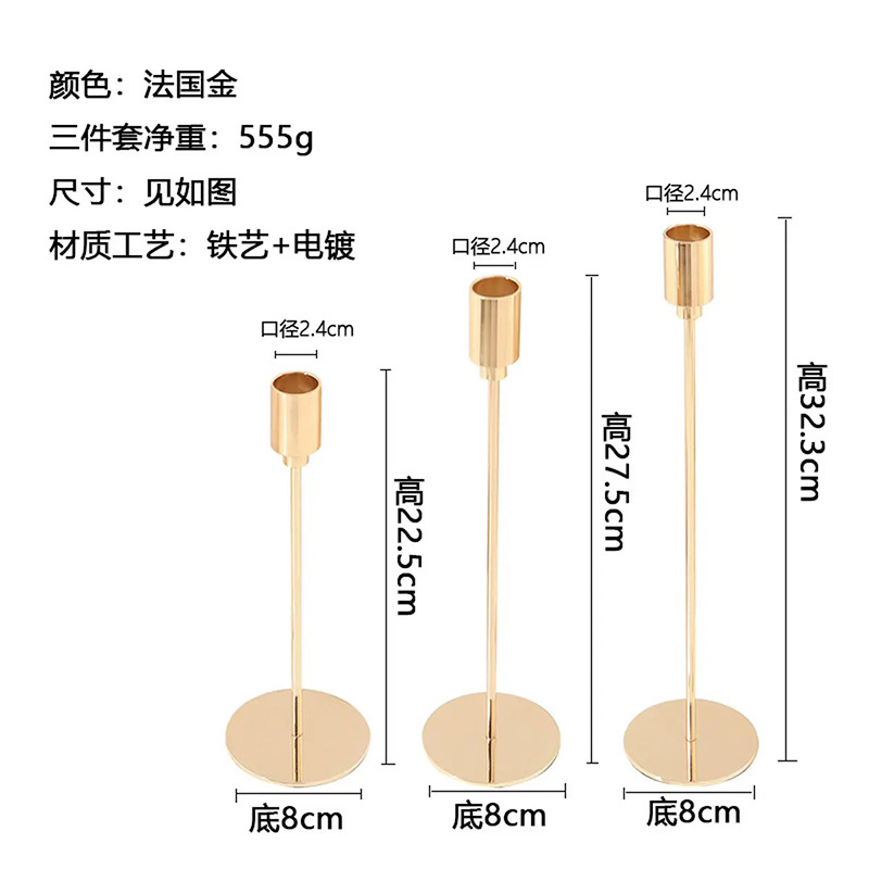 Transfronterizo amazonas candelabros metal forjado mayorista candelabros adornos de casa sala de estar artesanías boda estilo europeo