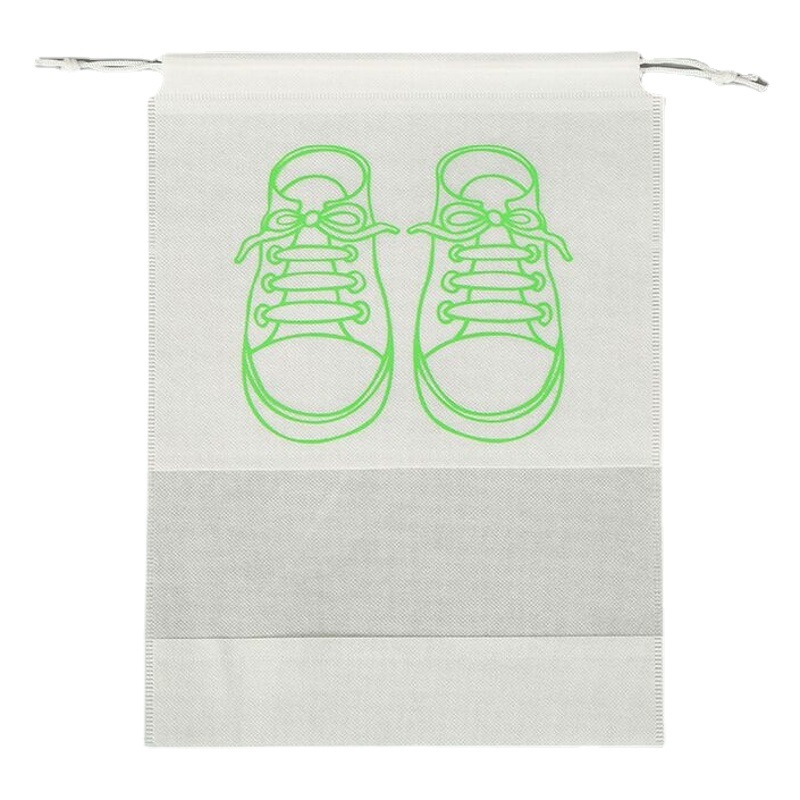 Cubierta de zapatos de viaje para el hogar no tejido, bolsa de almacenamiento de zapatos de acabado, pantuflas, bolsa de cuerda de embalaje, bolsa de zapatos no tejida
