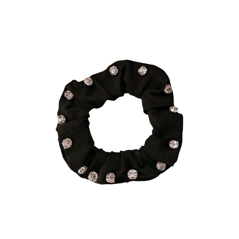 DongDamen nuevo anillo de cabello de diamante de perla para el cabello femenino de alta calidad sensación de cabello de cuerda de cabello al por mayor