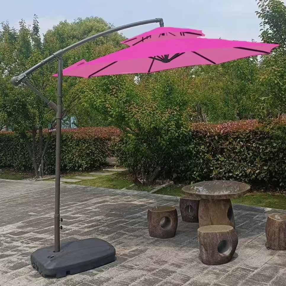 Paraguas para jardín, paraguas para jardín, paraguas al aire libre, paraguas laterales, paraguas anti-UV, tendencia creativa image 61