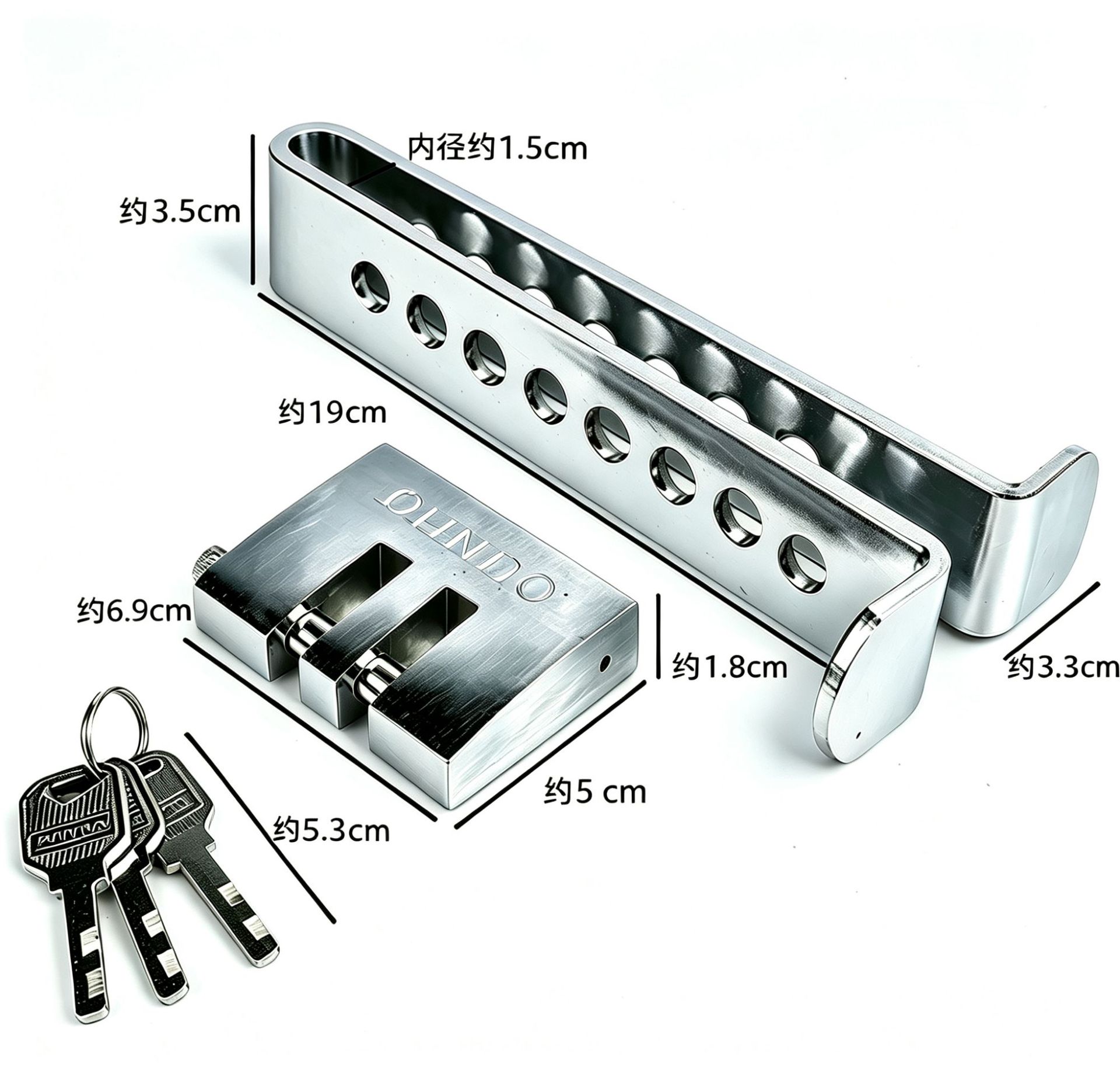 Directly Supplied from the Manufacturer, Car Clutch Lock, Throttle Lock, Brake Lock, Stainless Steel Material, Suitable for Various Vehicle Models, Anti-Theft Lock