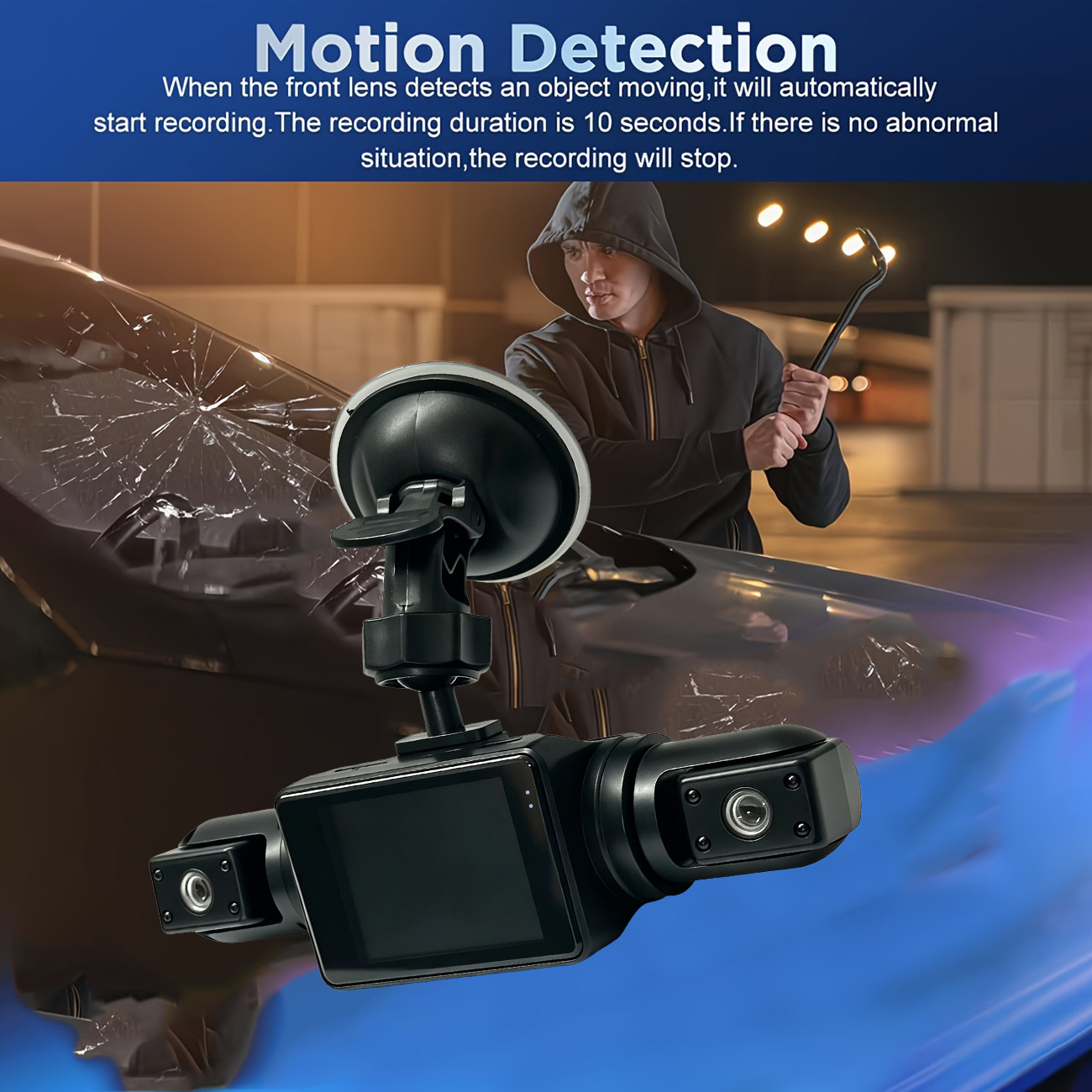 Panoramic four-camera dashcam with high-definition night vision for front, rear, left, and right, and reverse camera, factory direct supply at a favorable price