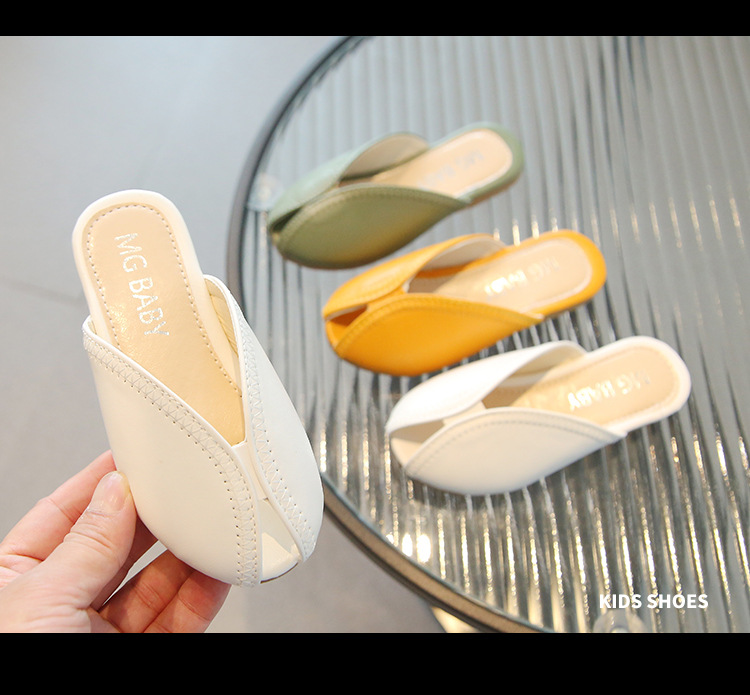 Girl's Basic Solid Color Round Toe Home Slippers display picture 1