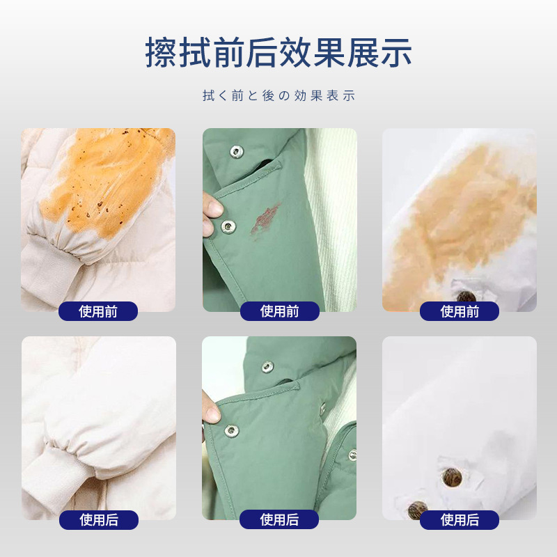 Clothing decontamination wipes, down jacket wipes, cleaning, no-clean, dry cleaning, wiping, decontamination, portable cleaning and cleaning