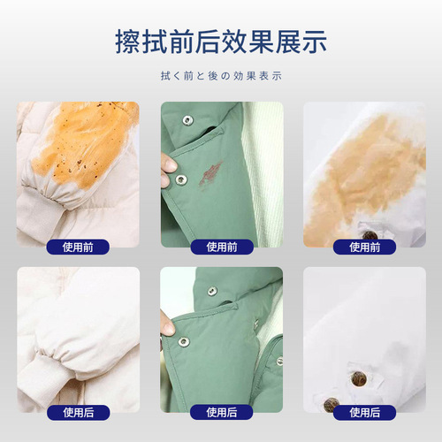 Clothing decontamination wipes, down jacket wipes, cleaning, no-clean, dry cleaning, wiping, decontamination, portable cleaning and cleaning