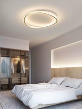 卧室吸頂燈現代簡約北歐ins創意房間led圓形餐廳書房精致睡房燈具