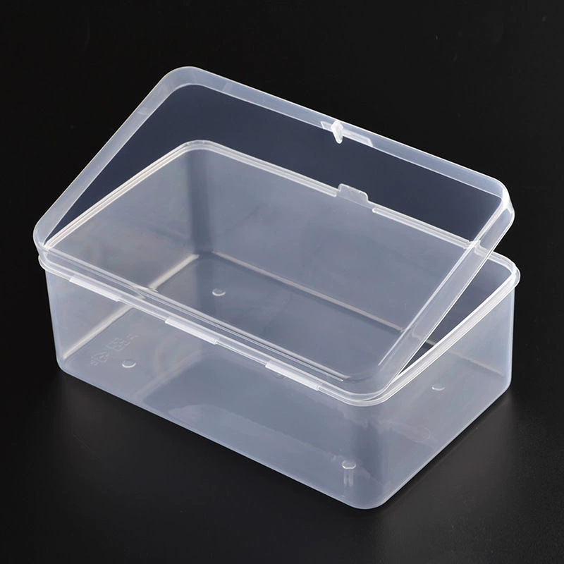 Rectangular universal transparent plastic storage box, medical mask