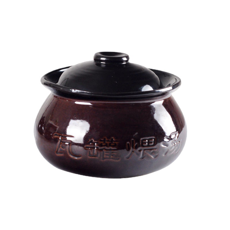 瓦罐煨汤的瓦罐沙县中式耐高温江西商用砂锅汤煲大号陶瓷带盖小