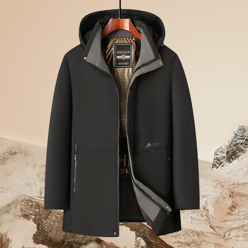 winter long fashionable down jacket