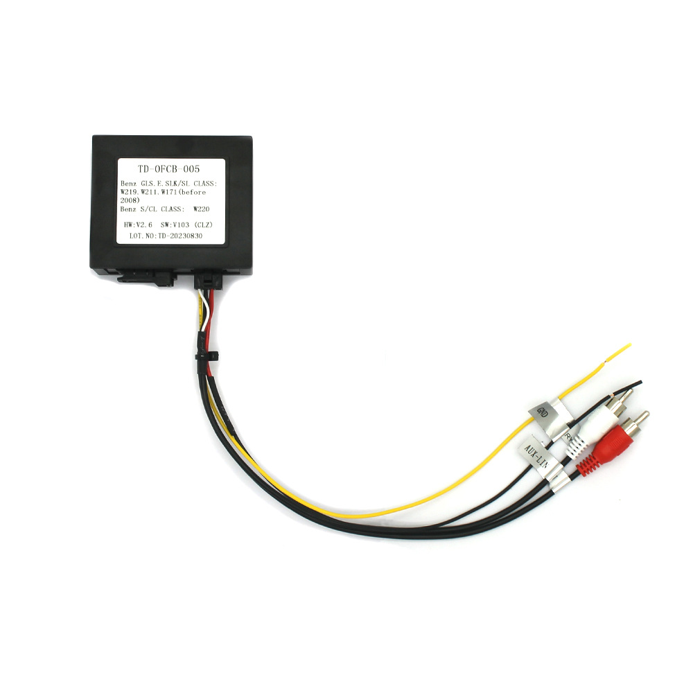 Aplicable a Mercedes-Benz GLS w220 w219 w171 ml GL R CLS 04-15 navegación del coche caja de fibra óptica