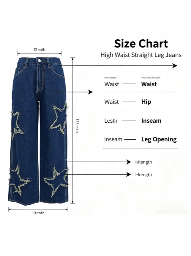 Jeans Rectos de Tiro Alto para Mujer de Mezclilla de Algodón, Cintura Alta, Lavado Retro, para Moda Callejera