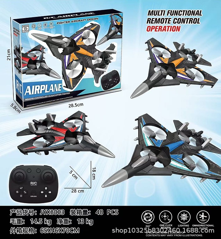 Dron Caza de Control Remoto de 4 Ejes de Espuma EVA Resistente a Caídas con Carga USB