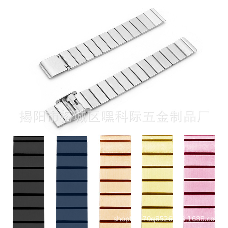 Suitable for Apple Watch8 a bamboo watch strap iwatch7 small waist 14mm stainless steel strap