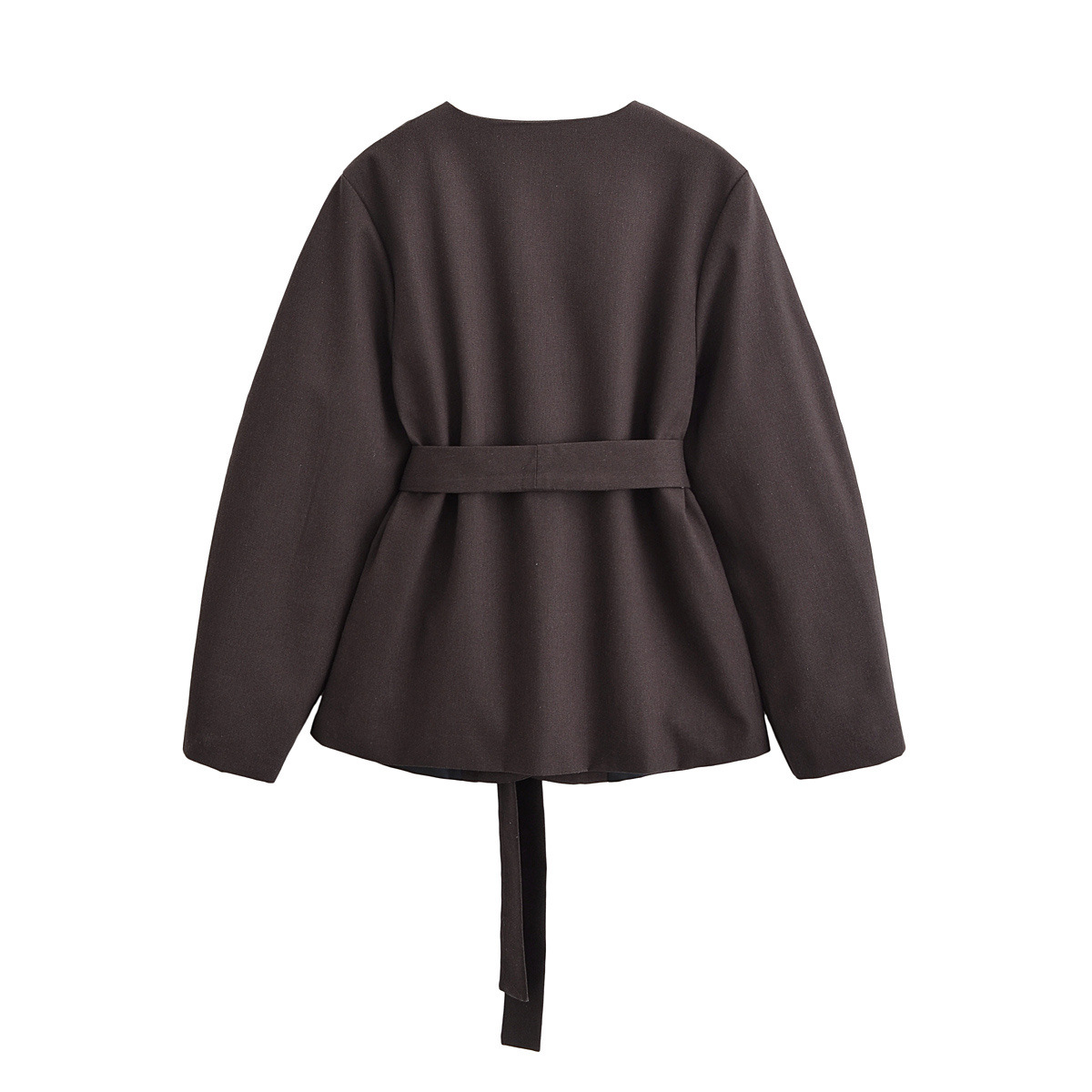 GraceChic BSK&TRAF Women's Clothing 2025 Autumn New Linen Kimono Style Suit 8426329 Scimitar Pants 7627242_voghion.com