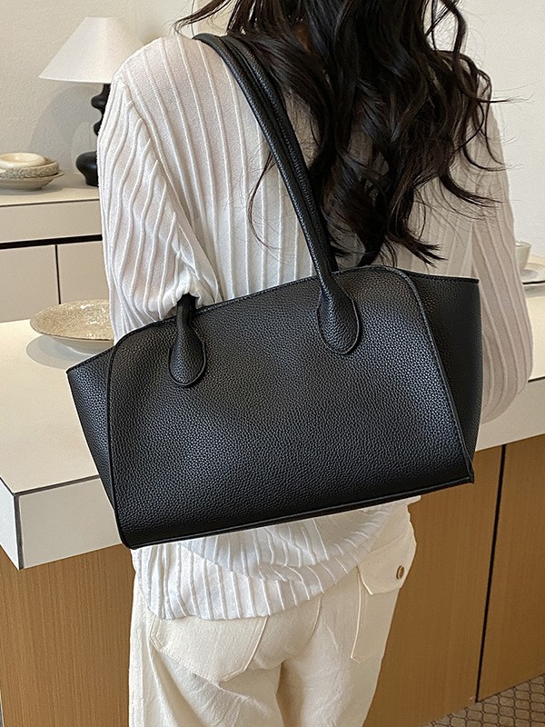 Bolsa para mujeres 2026 nuevo comercio exterior de alta calidad sensación de gran capacidad tote bag litchi patrón ligero lujo viaje bolsa de hombro